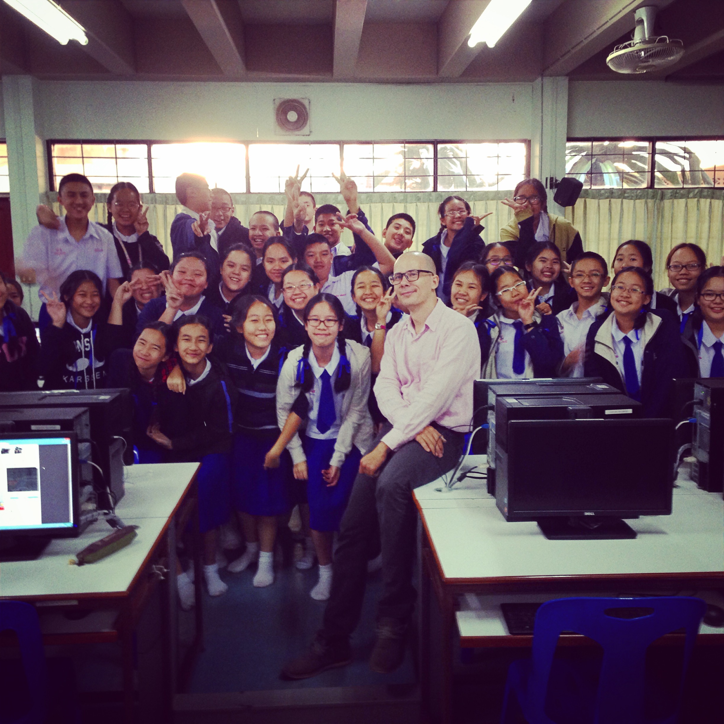 Last day of teaching at Prince Royal’s College.